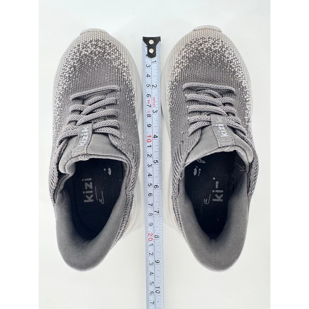 Kizik‎ Hands-free Sneakers Toddler 11C Athens Grey Knit Slip On